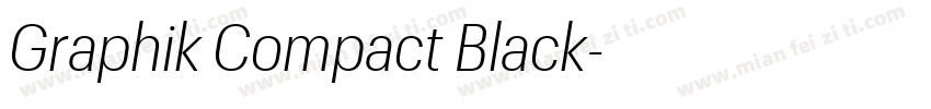 Graphik Compact Black字体转换